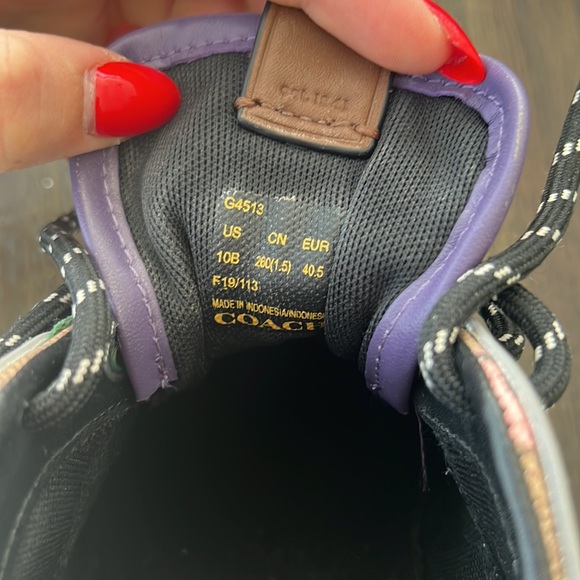 Coach Multi Colored Patchwork Sneaker - Picture 6 of 6